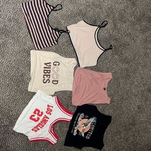 Cropped tank top bundle
